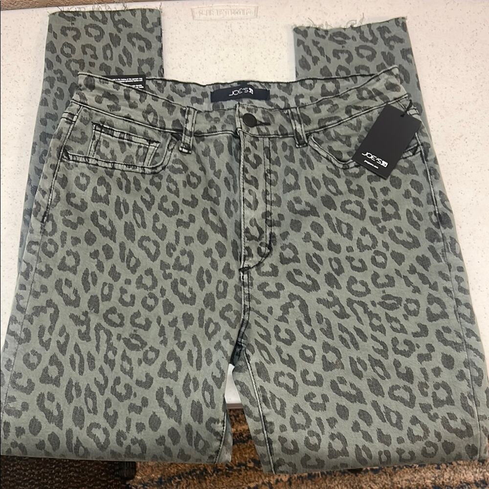 NWT Joe's High-Rise Skinny Ankle Leopard Print Jeans